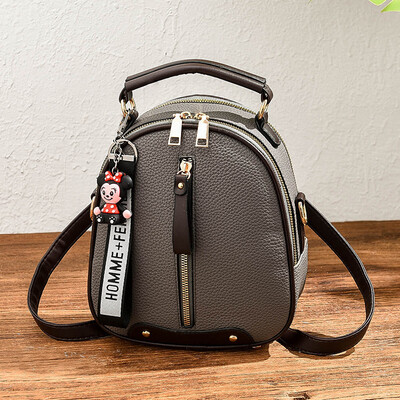 

In summer the Internet celebrity backpack the double shoulder the little girl the Korean version the fashion the one shoulde