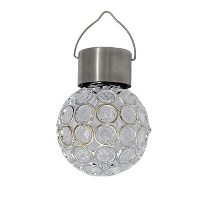 

Cross-border dedicated solar hanging lamp outdoor waterproof LED small hanging light control hollow lawn garden garden light
