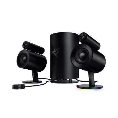 

Razer Nommo Pro 21 Gaming Speaker THX Certified Premium Audio Dolby Virtual Surround Sound 7inch Subwoofer Chroma Light Effect