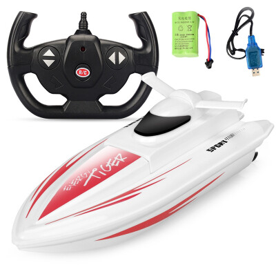 

24G Remote Control Boat 4CH Dual-motor High-speed Ship Toy