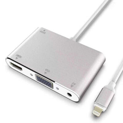 

Lighting to HDMI VGA Hub Adapter for IOS 10X Windows 10