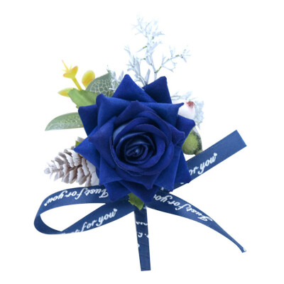 

Groomsman MenWomen Corsage Flower Wrist Flower Brooch Groom Boutonniere Wedding