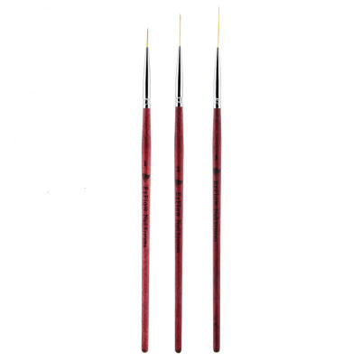 

Greensen 3pcs Nail Art Liner Painting Mane Brush Pen Drawing Nail DIY Manicure Tool Set
