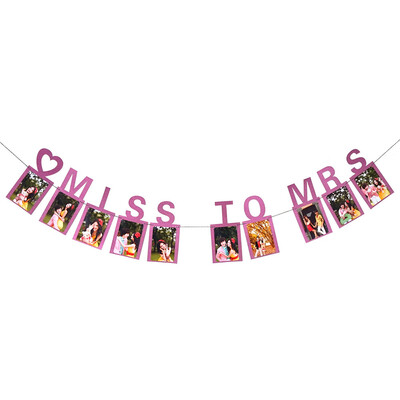

Toponeto Miss To Mrs Photo Clips Bachelor Party Decorative Props