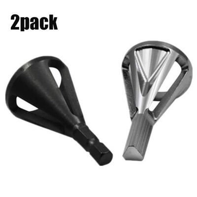 

2Pc Steel Deburring External Chamfer Tool Bit Remove Burr Repair Set Tool Parts
