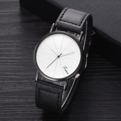 

Gobestart LVPAI Fashion Mens Leather Belt Analog Sport Quartz Wrist Watch