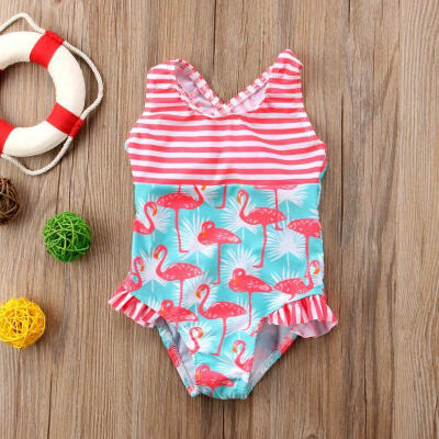 

Children Kids Baby Girl Swimwear Bikini Vacation Swimsuit Beachwear 2-7Y