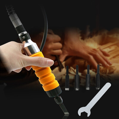 

〖Follure〗Electric Carving Handle Chisel Wood Carving Woodworking Tool For Flex Shaft