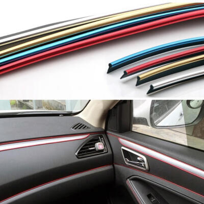 

Interior mouldings car chrome easy to install 5m trim strip decal