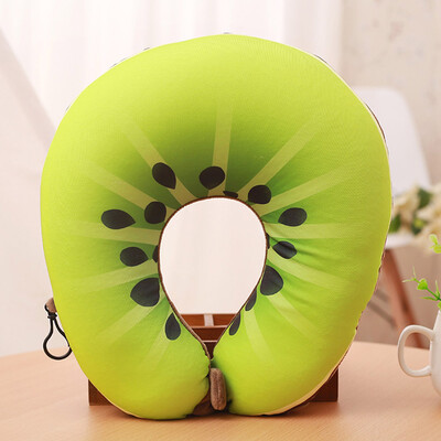 

New Small Fresh Cartoon U-Shaped Pillow Cute Fruit Neck Pillow Foam Particles Neck Pillow