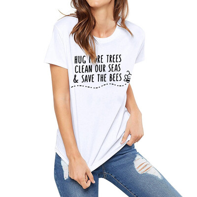 

Starmoon Womens Short Sleeve Casual Comfort Letter Print Tops T-shirt Loose Blouse