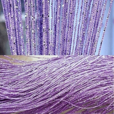 

200cm100cm Fly Screen Fringe Tassel Curtain String Sparkle Curtains Room Divider Door Window Decor