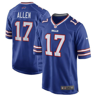 

Mens Football Jersey Buffalo Bills Josh Allen Royal 2018 Draft First Round Pick Game Jersey