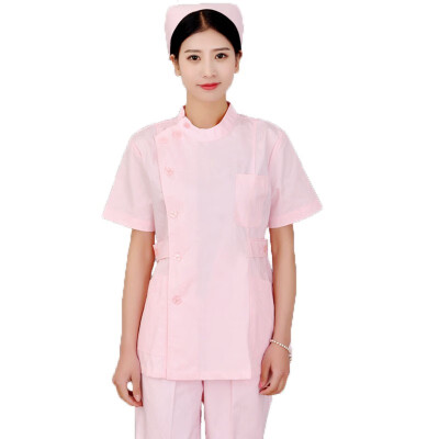 

JIN YAO Short Sleeve Womens Thin Nurses Wear Salon Workwear 5548