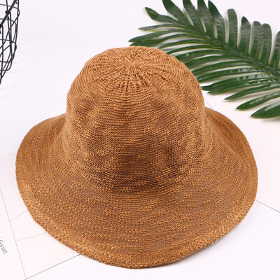 

Korean foldable sunscreen fishermans basin hat