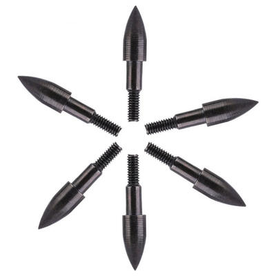 

Greensen 12pcs Black Archery Shooting Arrowheads Target Point Insert Hunting Arrow Accessories