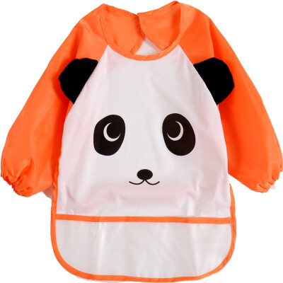 

9 Colors Cute Cartoon Children Bib Printed Long Sleeve Baby Bib Infant Waterproof Apron Clothing 1-3T