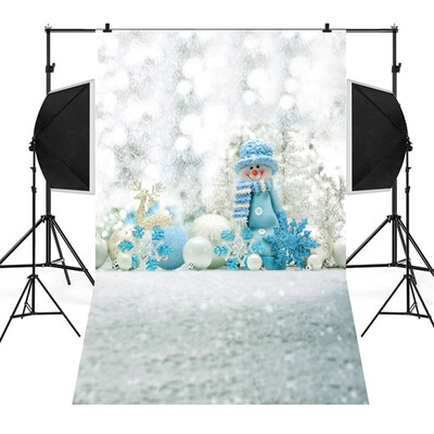 

Tailored Christmas Backdrops Snowman Vinyl 3x5FT Lantern Background Photography Studio