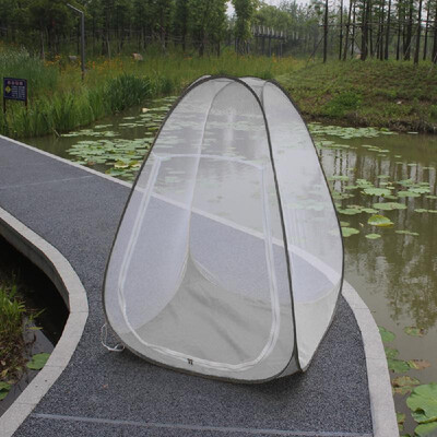 

Buddhist Meditation Tent Single Mosquito Net Temples Sit-in Free-standing Shelter Cabana Quick Folding Camping Tent