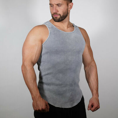 

Men Summer Sleeveless Casual Cotton Gym Sports Slim Fit Vest Tank Top T-Shirt