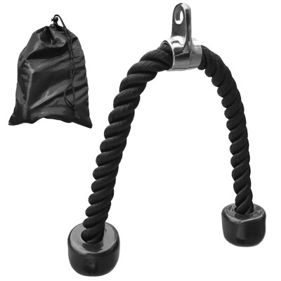 

Training Pull Down Rope Triceps Push Down Rope 27IN Non Slip Cable Attachment for Gym
