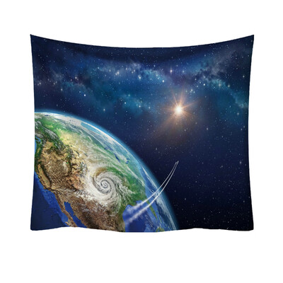 

Toponeto Fashion Tapestry Planet Universe Pattern Style Decorative Tapestry Home Decor