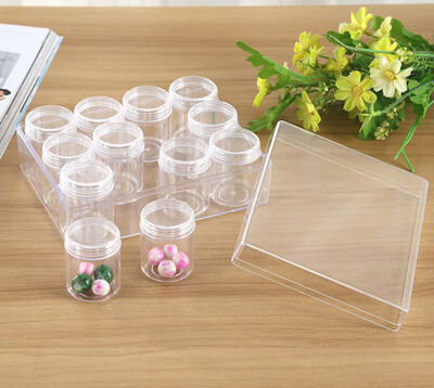 

20G set 12 small objects medicine jewelry creative storage boxes parts transparent storage boxes