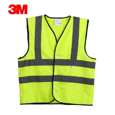 

3M V10M0 High Visibility Reflective Vest Security Working Clothes Safety Waistcoat Motorcycle Cycling Warning Day Night Use