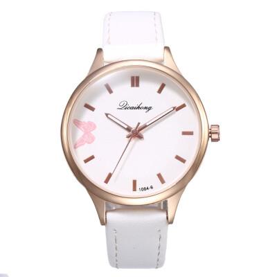 

New ladies fashion trend student watch butterfly print