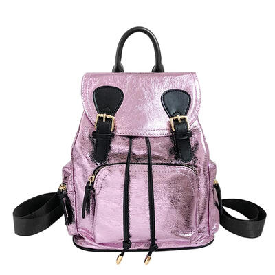 

Glitter Laser PU Leather Backpacks Women Girls Casual School Shoulder Bags