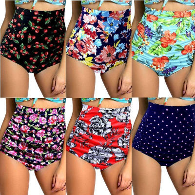 

Fashion Women&39s Floral High Waist Bikini Bottom Sexy Swimwear Swimsuit Bathing Suit Beachwear