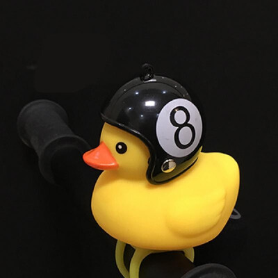 

Cute Little Yellow Duck with Helmet LED Light for Bike Motorcycle