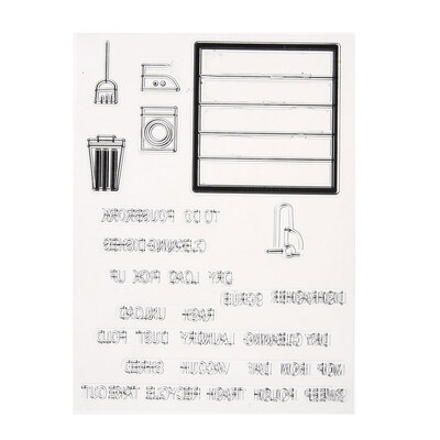 

Handwork Children Adults Transparent Seal Stamp DIY Decor Silica Gel