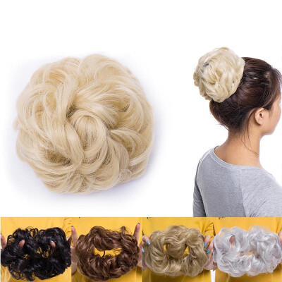 

Synthetic Hair Bun Extensions Messy Hair Scrunchies Hair Pieces for Women Hair Donut Updo Ponytail