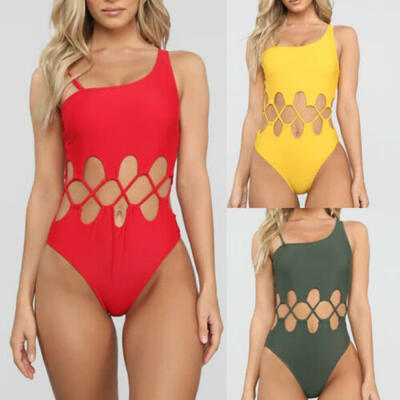 

US Women Bandage Bikini Set Crochet Push-up Padded Bra Swimsuit Swimwear HOT