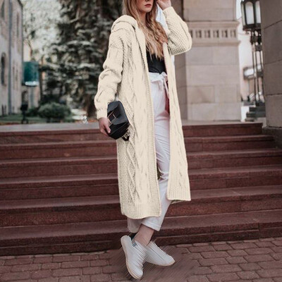 

2019 Women Open Front Pocket Cardigan Sweater Button Down Knit Sweater Coat