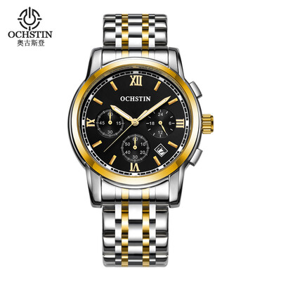 

Augustus OCHSTIN multi-function three-eye calendar multi-function steel mens watch mens watch