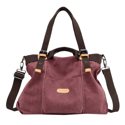 

Tailored Canvas Handbag Casual Purse Tote Bag Top Handle Handbags Crossbody Bags Women