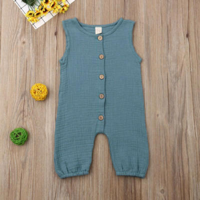 

US Summer Newborn Baby Girl Boy Romper Bodysuit Jumpsuit Sunsuit Outfits Clothes