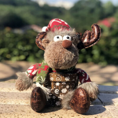 

Storage Pouch Christmas Decoration Christmas Gift Box Cute Bear Doll Ornaments For Home New Year Favour Wrap Storage Party Decor