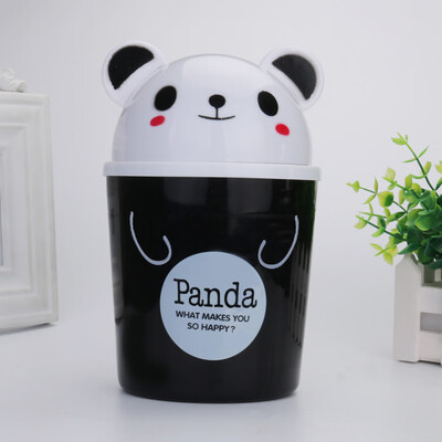 

Siaonvr Trumpet Desktops Mini Creative Covered Kitchen Living Room Trash Can