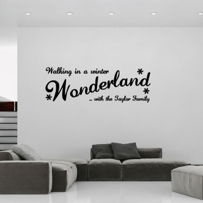 

〖Follure〗Vinyl Removable 3D Wall Sticker Wonderland Decals For Christmas Wall Decal