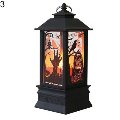 

Halloween Pumpkin Witch Ghost Hand Candle LED Light Desktop Decor Lamp Lantern