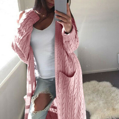 

Women Baggy Cardigan Coat Tops Ladies Chunky Knitted Sweater Jumper One Size