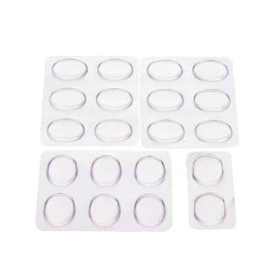 

20pcs Drum Mute Pads Set Dampeners Silencer for Percussion Instrument Accessories Transparent