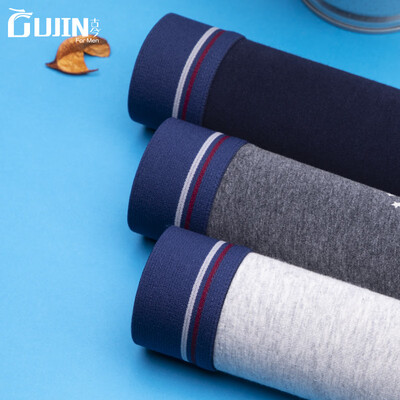 

Ancient&modern mens underwear boyshort contrast color simple solid color sports cotton mens underwear in the waist mens shorts EXGSJ57 light gray - light blue - pink XXL