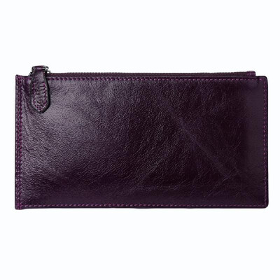 

New Men Long Wallet Clip Money High Quality Leather Cash Credit Card Holder Business Thin Purse
