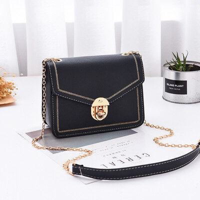 

Fashion womens bag 2019 summer tide simple shoulder bag casual handbag retro diagonal small square bag