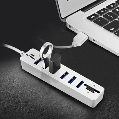 

JDL-HSD8 USB Hub Combo Splitter 36 Ports Optional USB 20 High Speed Mini 2 In 1 SD TF Card Reader for Laptop Computer