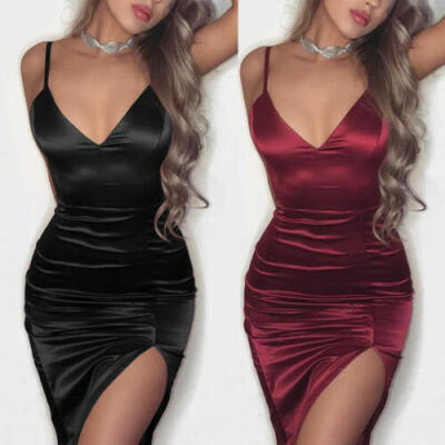 

NEW Women Sexy Bandage Bodycon Sleeveless Evening Party Cocktail Clubwear Dress